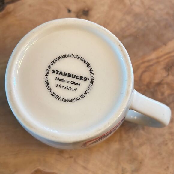 Starbucks Demitasse / Espresso Cup - Officially Licensed 2014 - Taiwan - Picture 4 of 6
